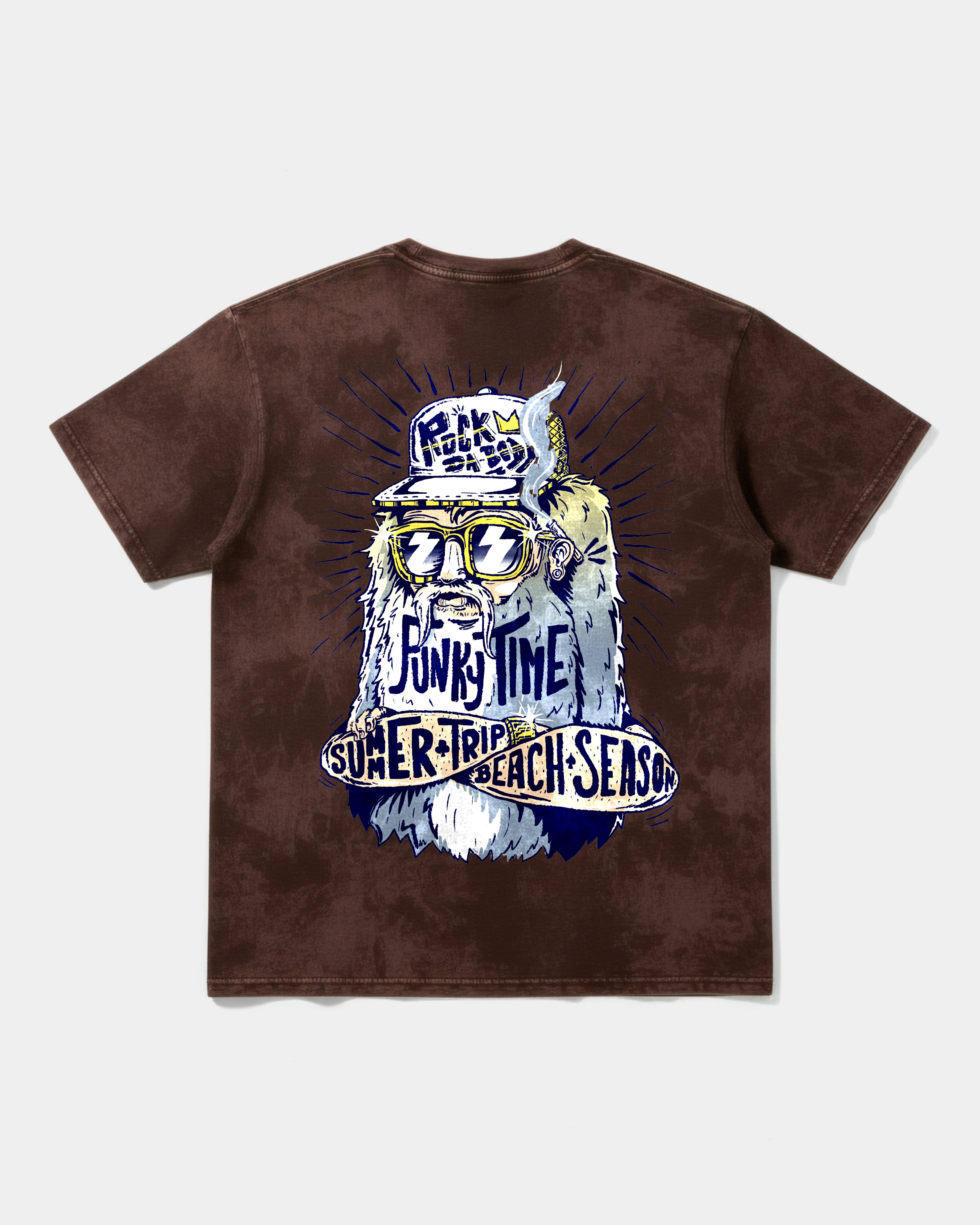 Camiseta Rock Da Body Pocket Espalda Oversize Acid