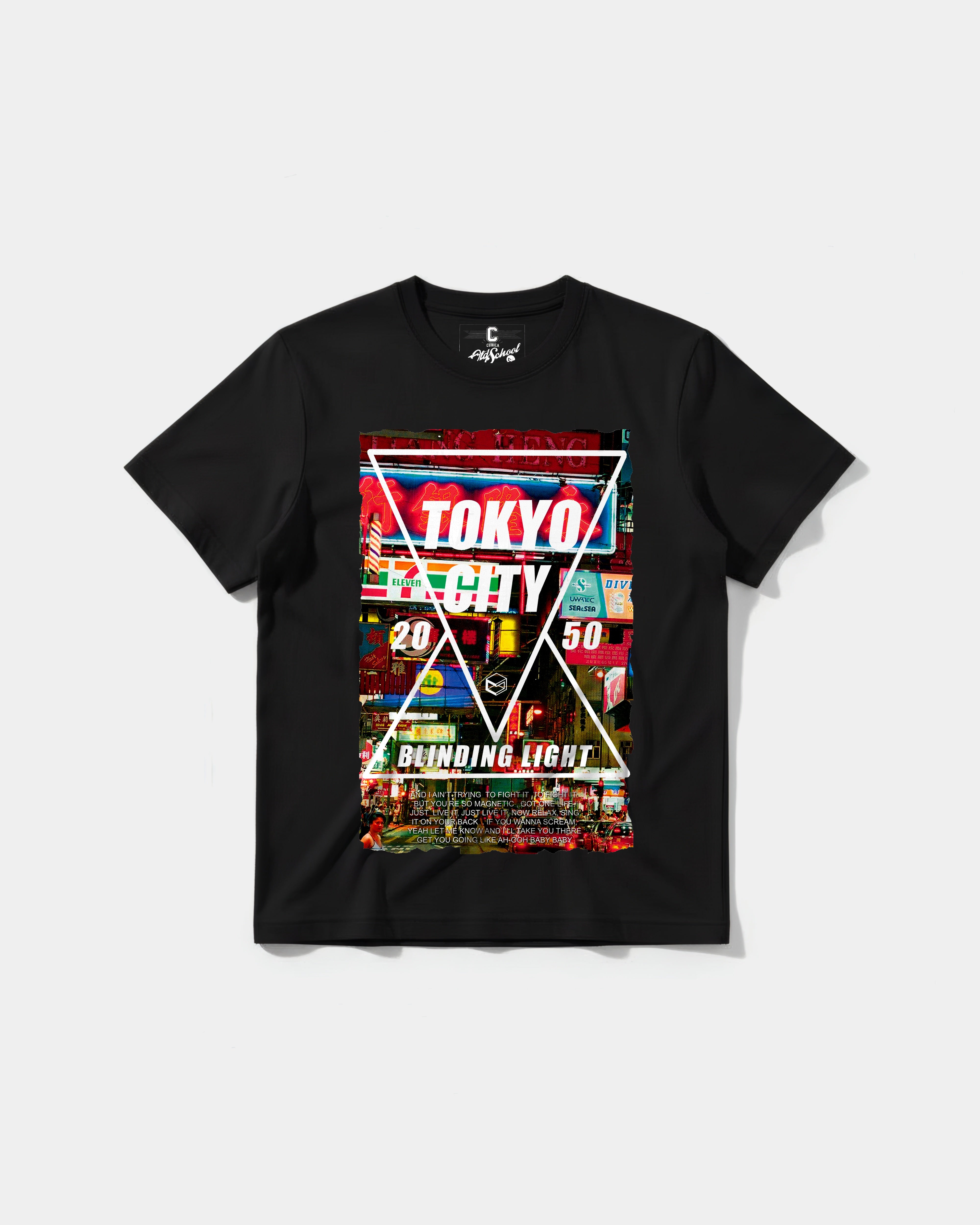 Camiseta Tokyo 2050 Big Front Regular Basic