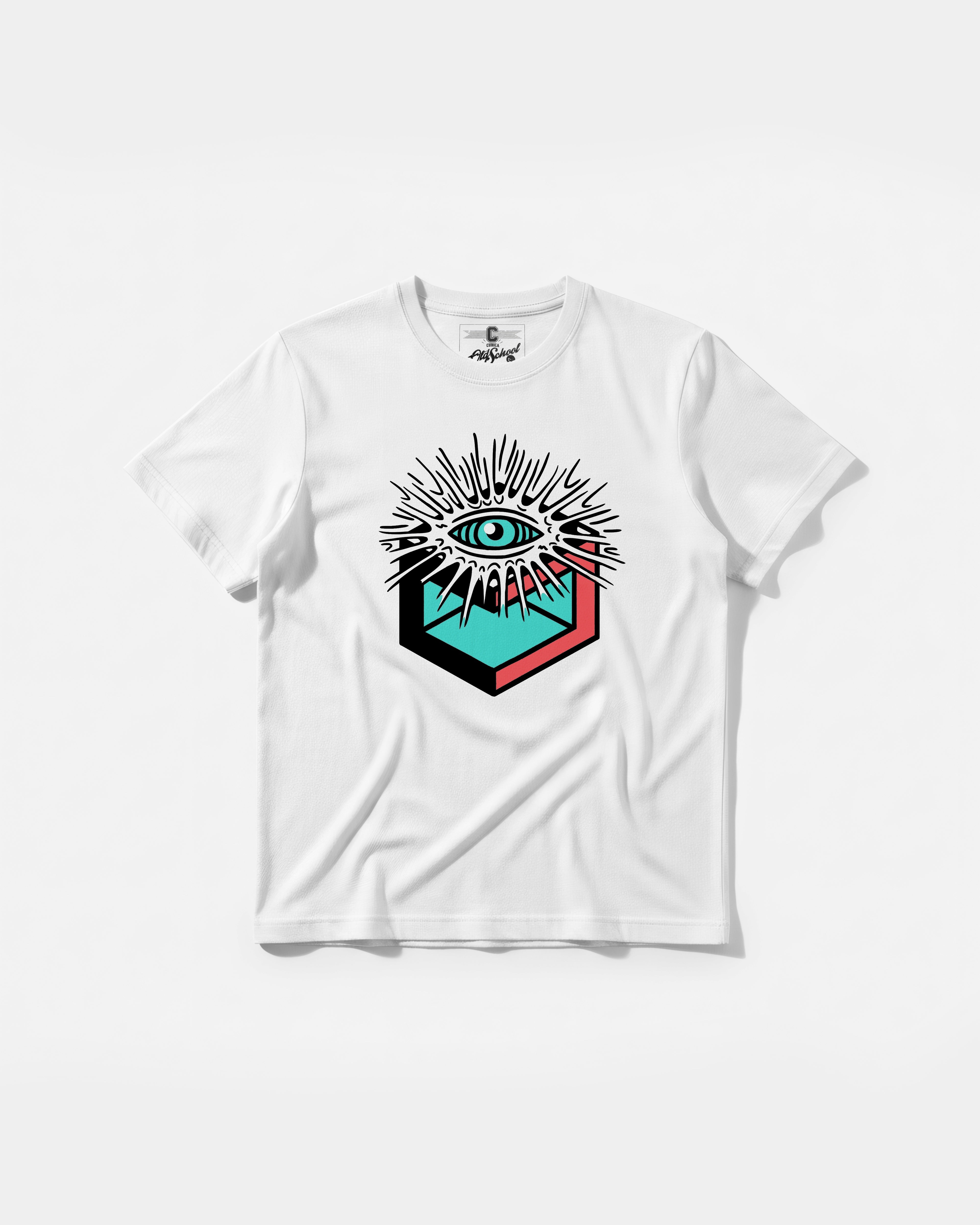 Camiseta Cubo Eyes Big Front Regular Basic