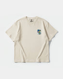 Camiseta Mutantes Pocket Front Oversize Basic Beige