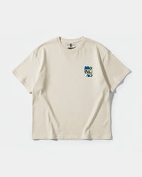 Camiseta Mutantes Pocket Front Oversize Basic Beige