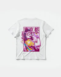 Camiseta Tokio 2050 Pocket Regular Basic Blanco