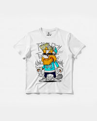 Camiseta Tio Sam White Big Front Regular Basic Blanco