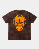 Camiseta Icono Africano Big Back Oversize Acid Marron