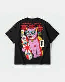 Camiseta Good Lucky Pocket Oversize Front Basic Negro