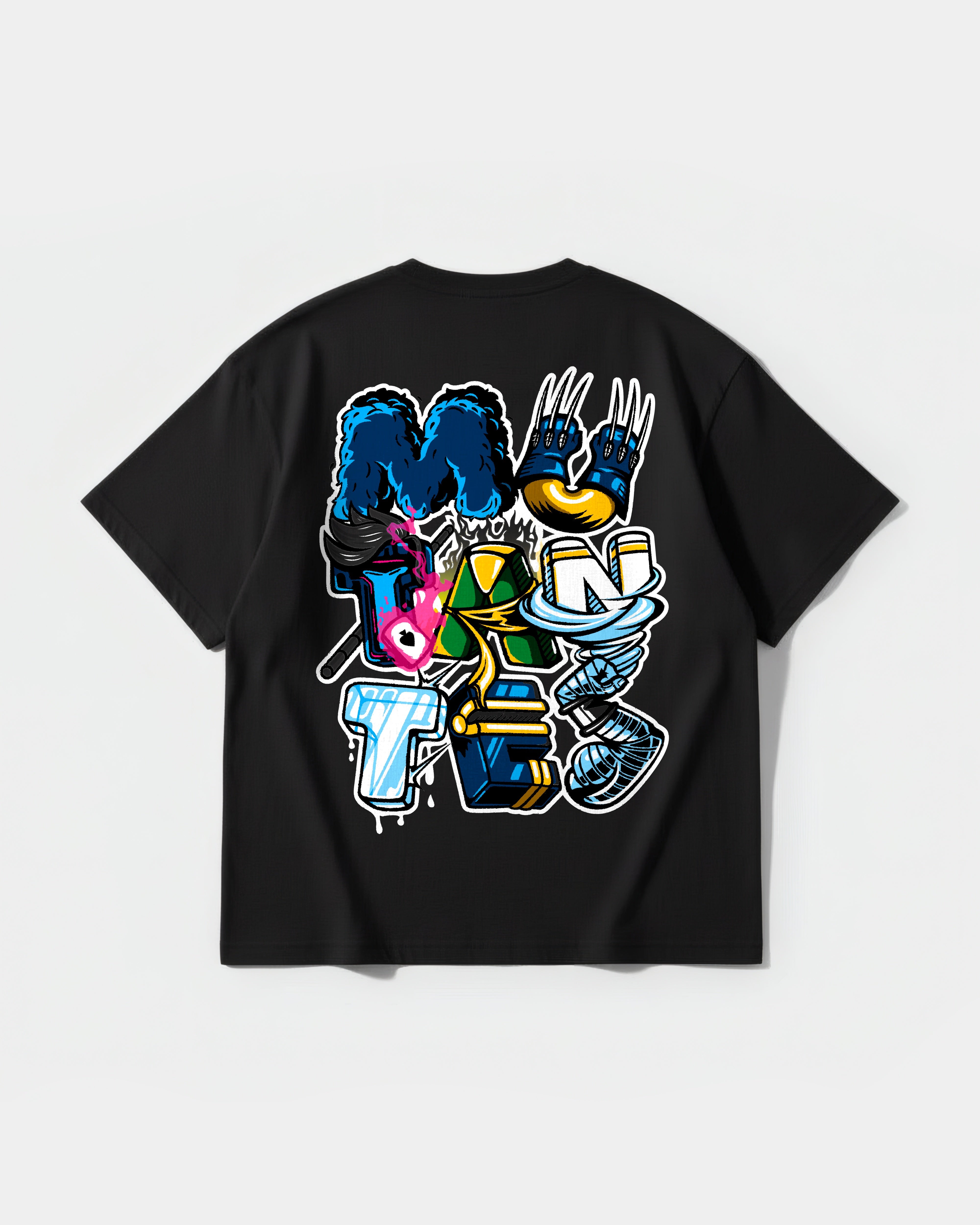 Camiseta Mutantes Big Back Oversize Basic