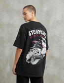 Modelo mide 1,74m y usa talla M