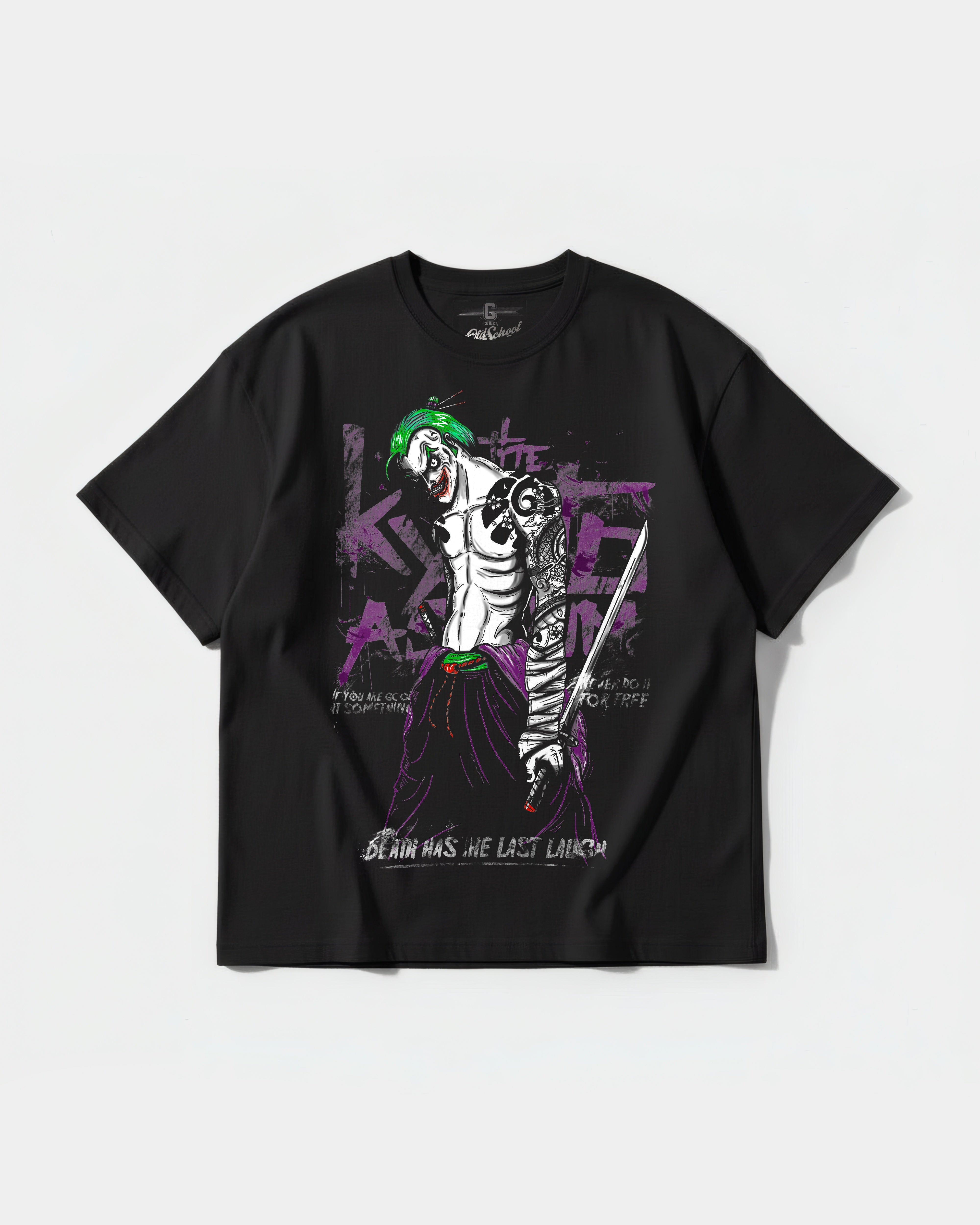 Camiseta Joker Yakuza Big Front Oversize Basic