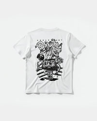 Camiseta Knockout Big Back Regular Basic Blanco