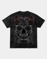 Camiseta Catrina Big Back Oversize Acid Negro