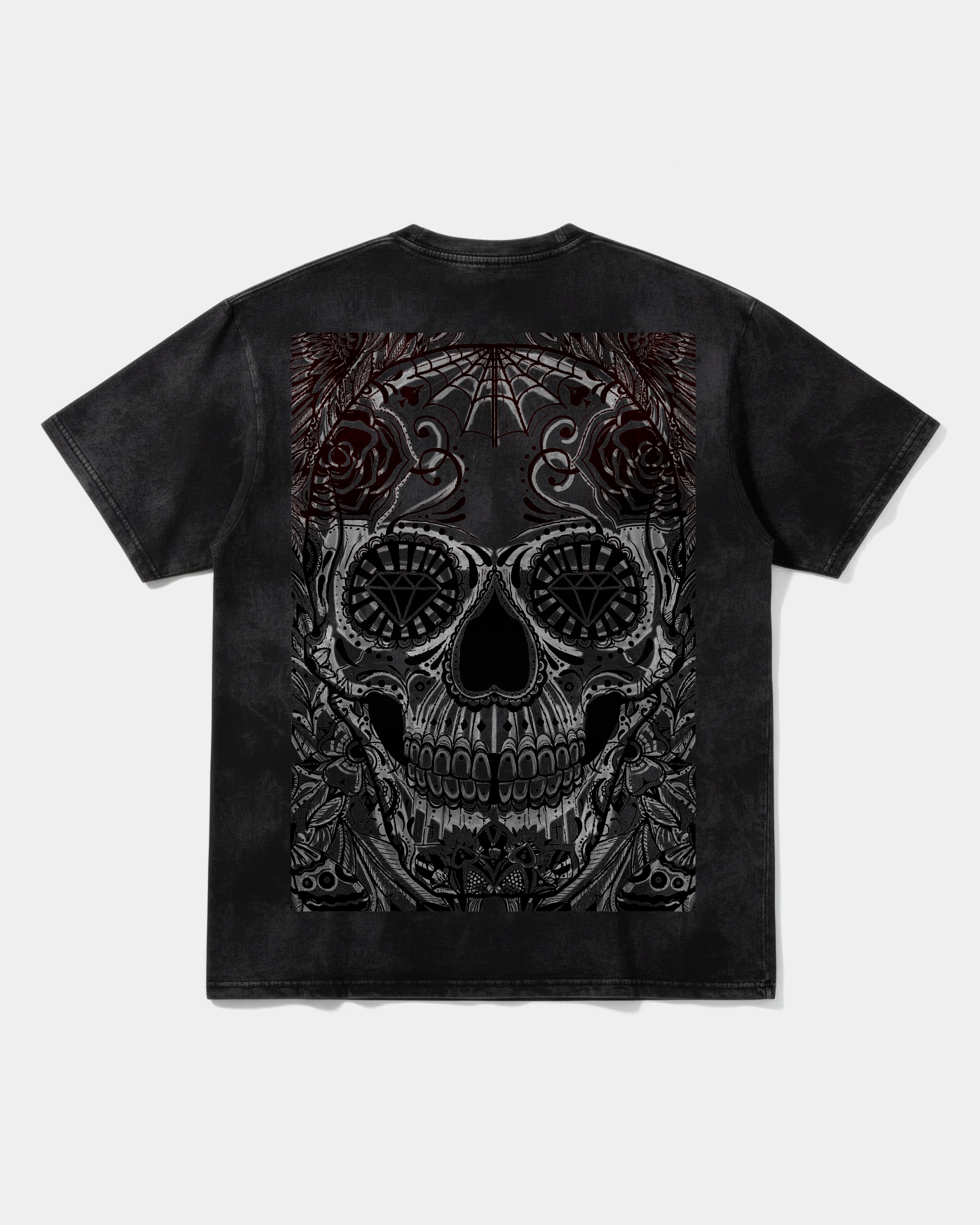 Camiseta Catrina Big Back Oversize Acid