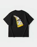 Camiseta Pizza Geek Big Back Oversize Basic Negro
