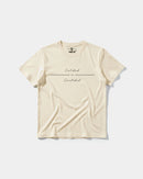 Camiseta Piensa Mas Big Front Regular Basic Beige