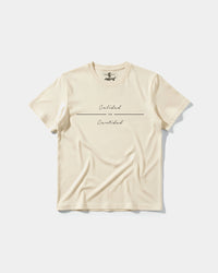 Camiseta Piensa Mas Big Front Regular Basic Beige