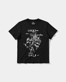 Camiseta Lucky Big Front Regular Basic Negro