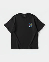 Camiseta Mutantes Pocket Front Oversize Basic Negro