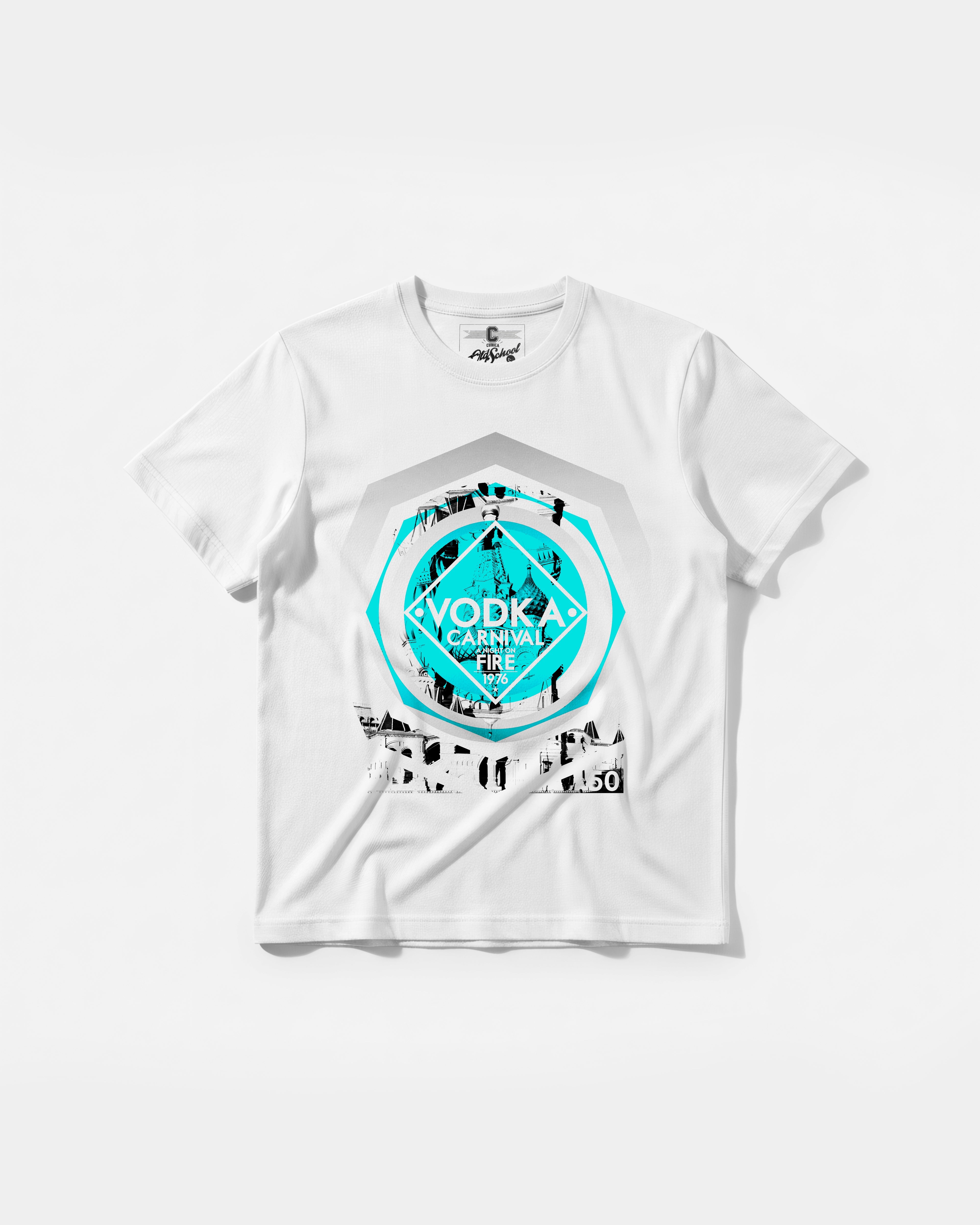Camiseta Vodka Big Front Regular Basic