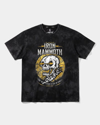 Camiseta Iron Mammoth Big Front Oversize Acid Negro