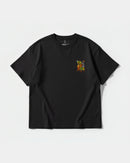 Camiseta Kawabonga Pocket Front Oversize Basic Negro