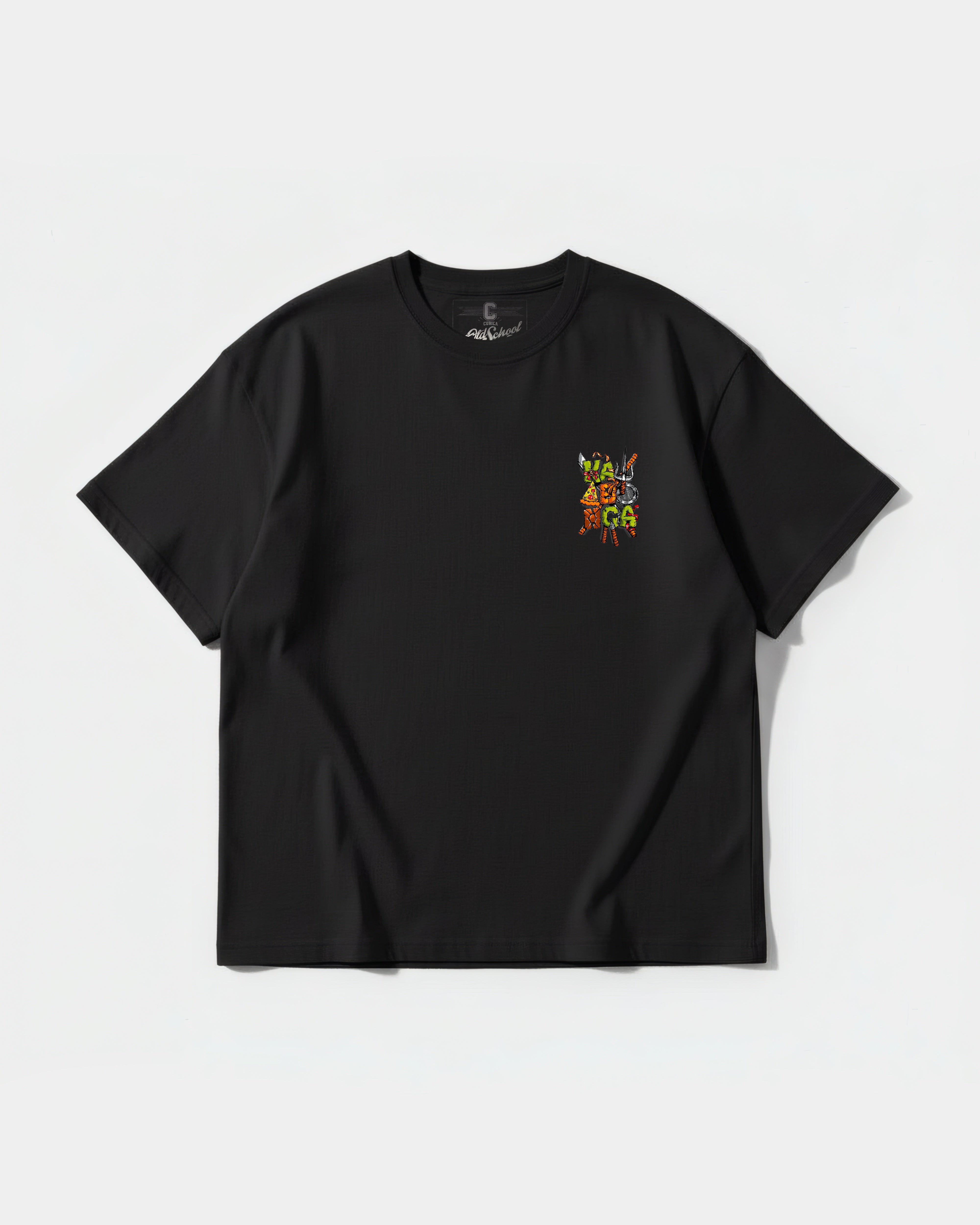 Camiseta Kawabonga Pocket Front Oversize Basic