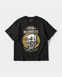 Camiseta Iron Mammoth Big Front Oversize Basic Negro