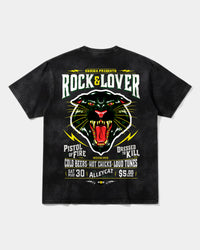 Camiseta Rock And Lover Big Back Oversize Acid Negro