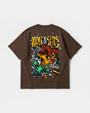 Camiseta King Of Seas Big Back Oversize Basic Marron