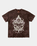Camiseta Fire Wings Big Front Oversize Acid Marron
