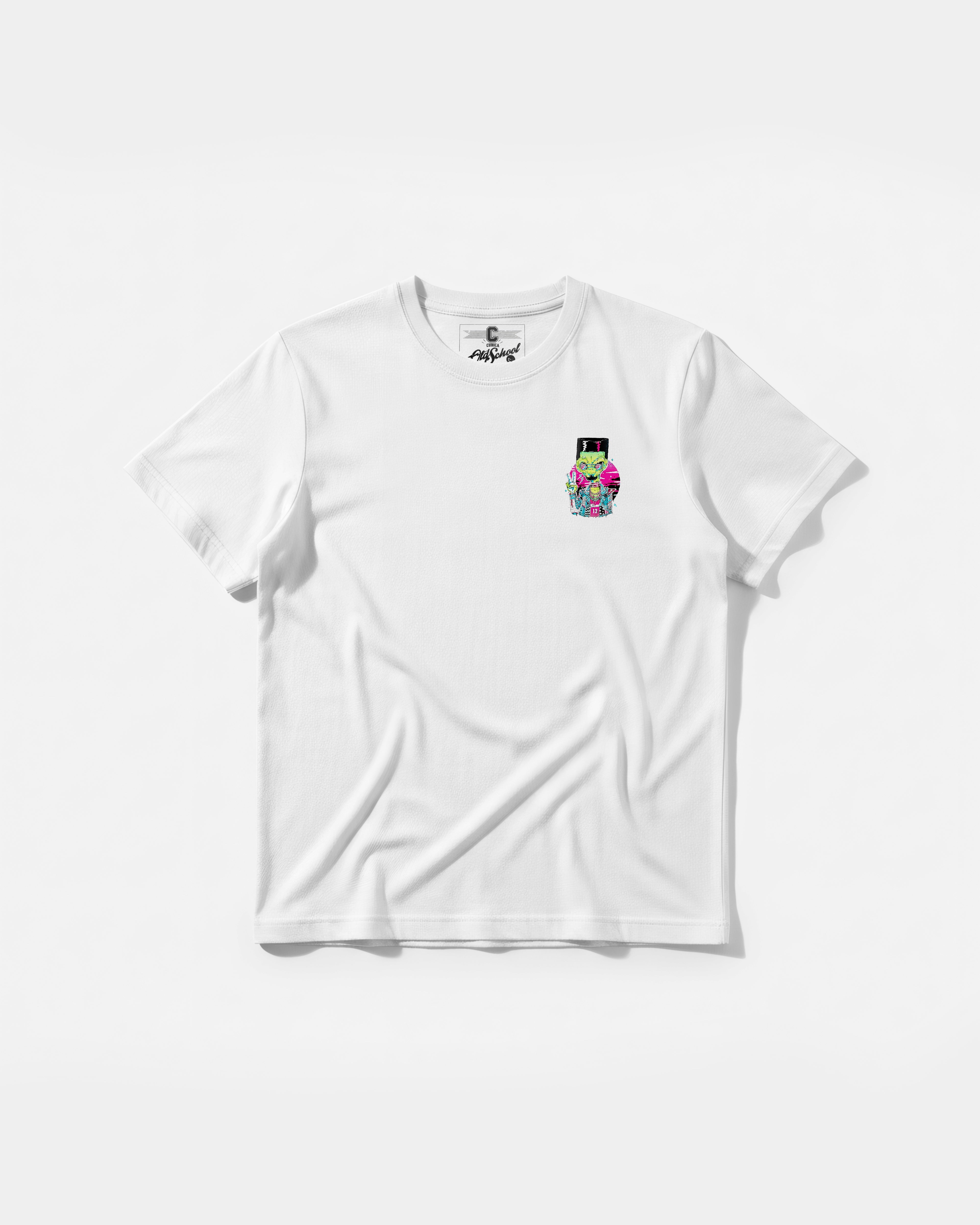 Camiseta Alien In Miami Pocket Front Regular Basic