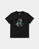 Camiseta Crazy Paloma Big Front Regular Basic Negro