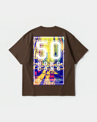 Camiseta Hong Kong Big Back Oversize Basic Marron