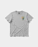 Camiseta Siempre Sonrie Big Front Regular Basic Gris