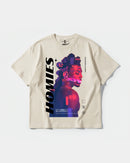 Camiseta Homies White Big Front Oversize Basic Beige