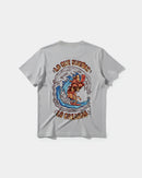 Camiseta Pizza Surf Pocket Front Regular Basic Gris