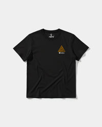 Camiseta Cubica Iluminati Pocket Front Regular Basic Negro