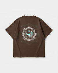 Camiseta Pleasures Big Back Oversize Basic Marron