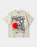 Camiseta Tequila Sunrise Big Front Oversize Basic Beige