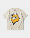 Camiseta Chewie Hippie Big Front Oversize Basic Beige