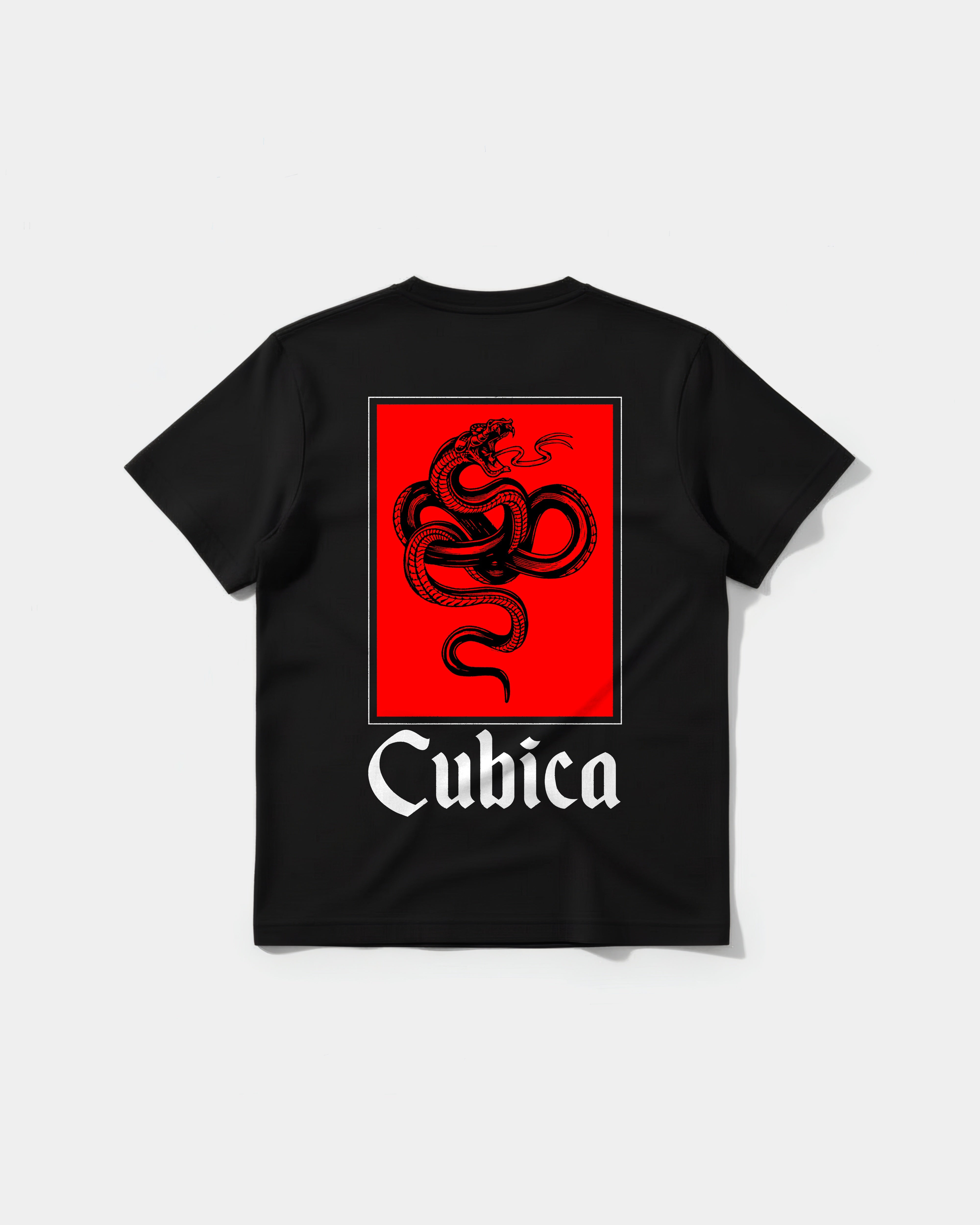 Camiseta Cubica Snake Pocket Espalda Regular Basic