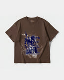 Camiseta Poseidon Big Front Oversize Basic Marron