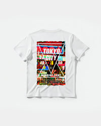 Camiseta Tokyo 2050 Big Back Regular Basic Blanco