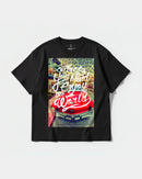 Camiseta Enjoy The World Big Front Oversize Basic Negro