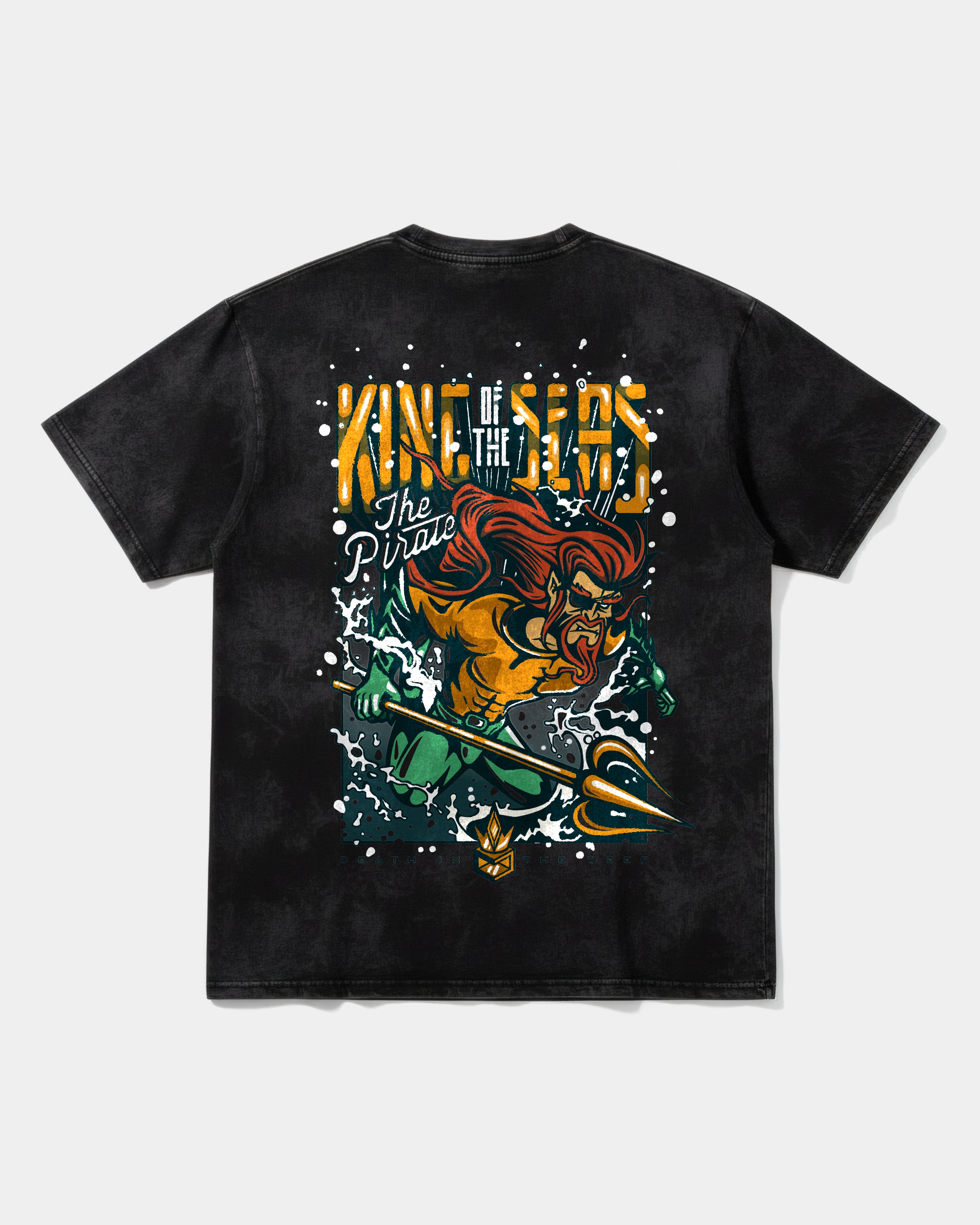 Camiseta King Of Seas Big Back Oversize Acid
