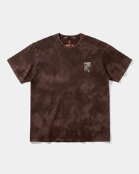 Camiseta Magic Owl Pocket Front Oversize Acid Marron