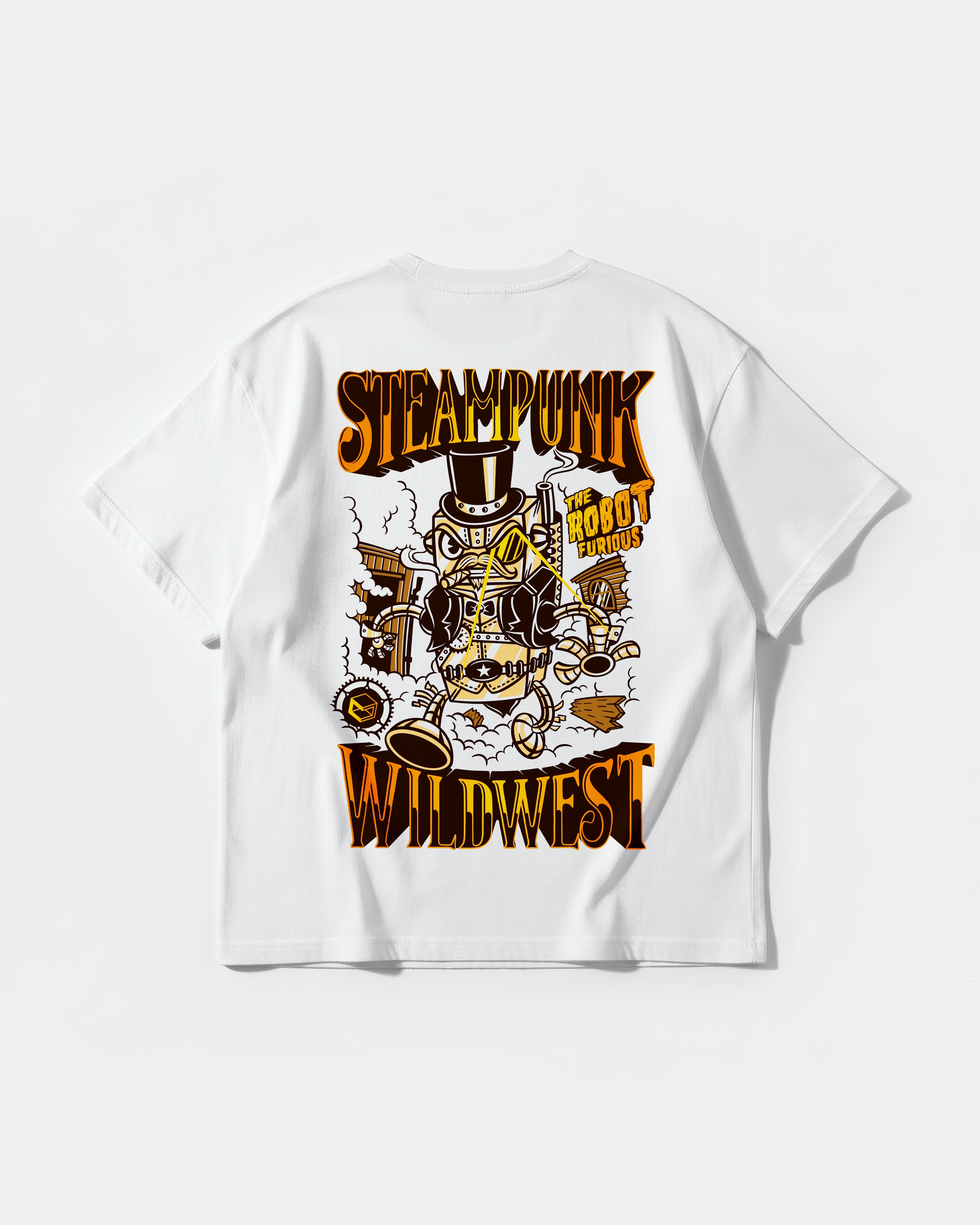 Camiseta Steampunk Wildest Big Back Oversize Basic