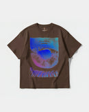 Camiseta Escapando Big Front Oversize Basic Marron