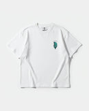 Camiseta Calentura Oso Polar Pocket Front Oversize Basic Blanco
