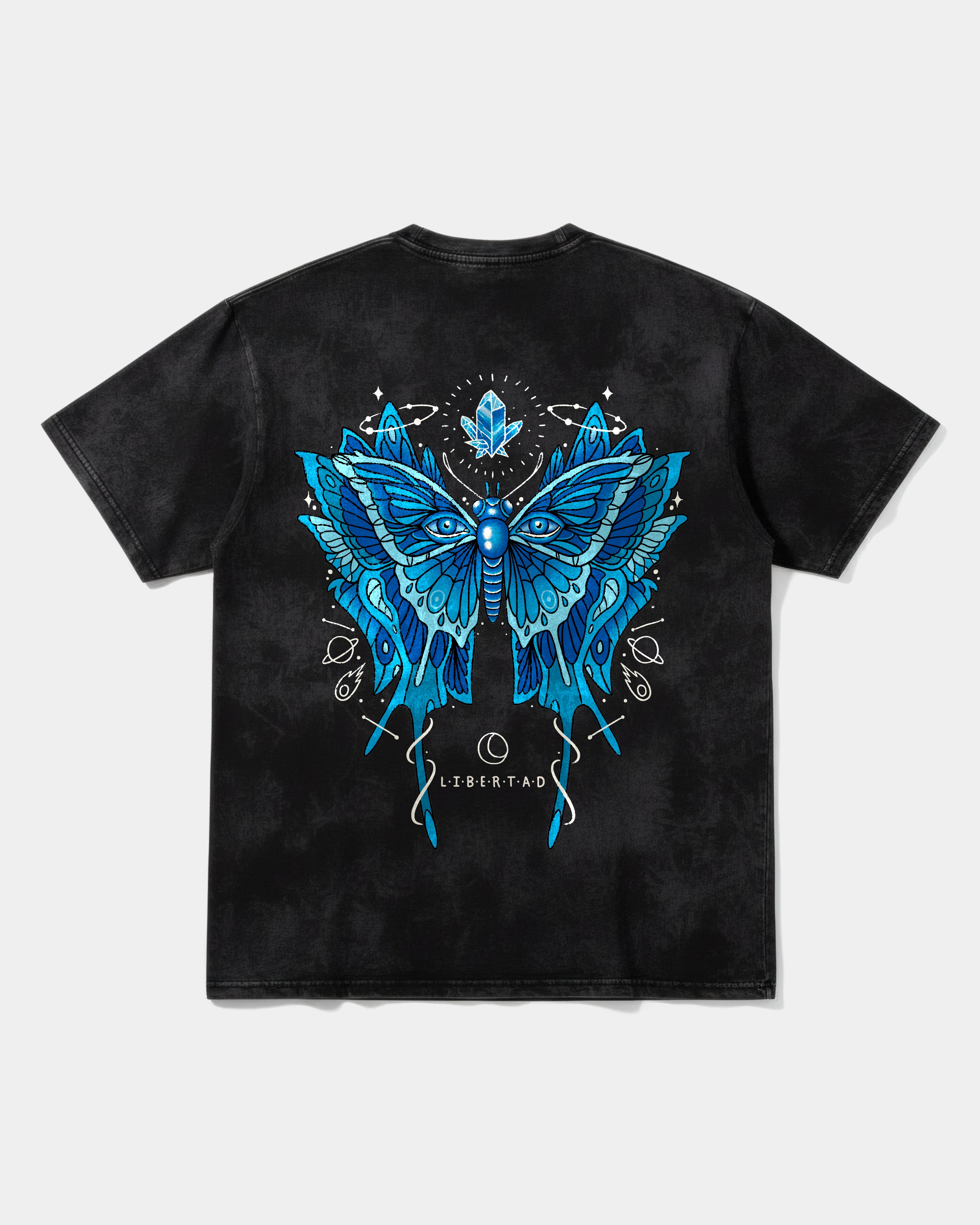 Camiseta Libertad Pocket Espalda Oversize Acid