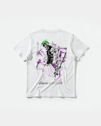 Camiseta Joker Yakuza White Big Back Regular Basic Blanco