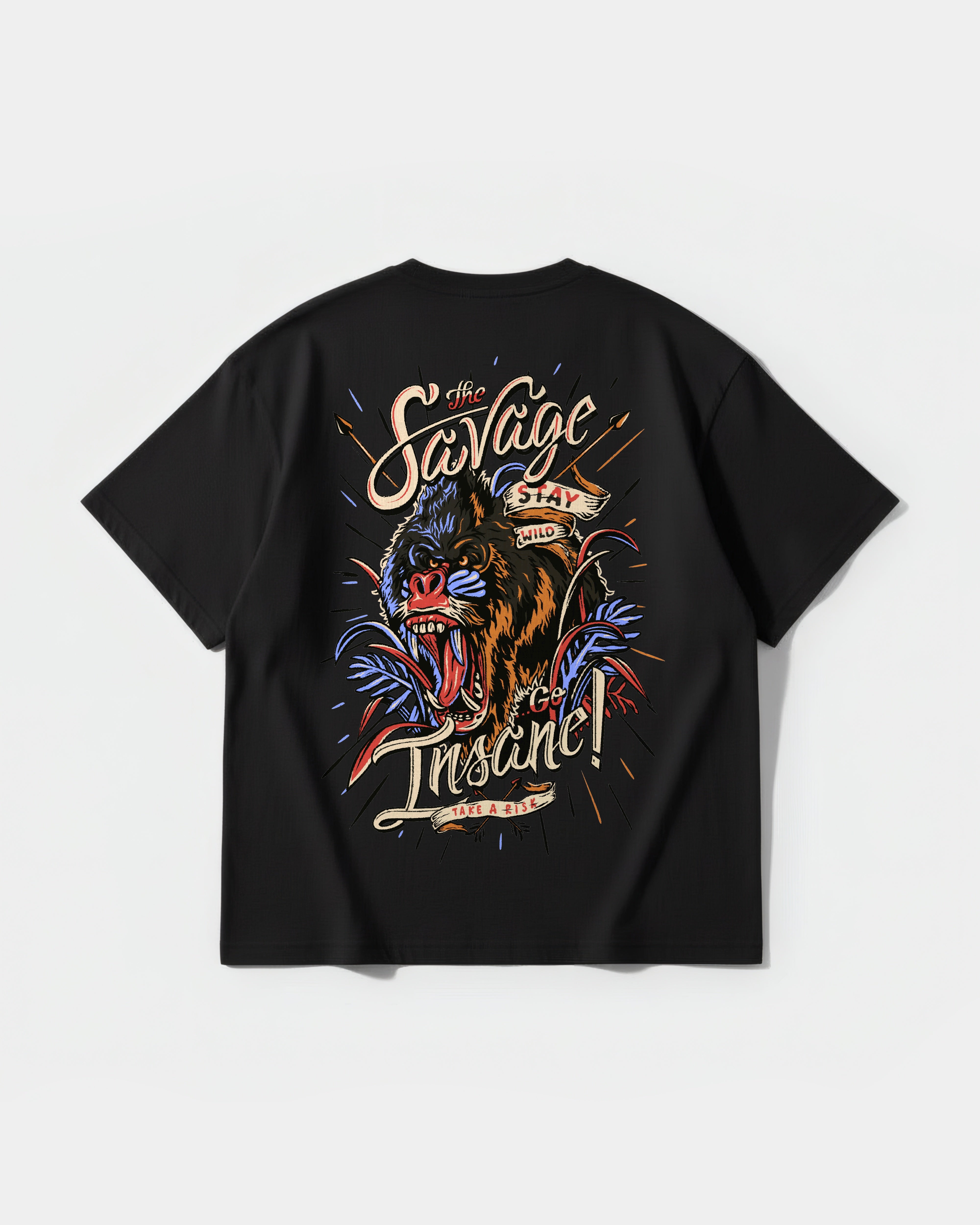 Camiseta The Savage Big Back Oversize Basic